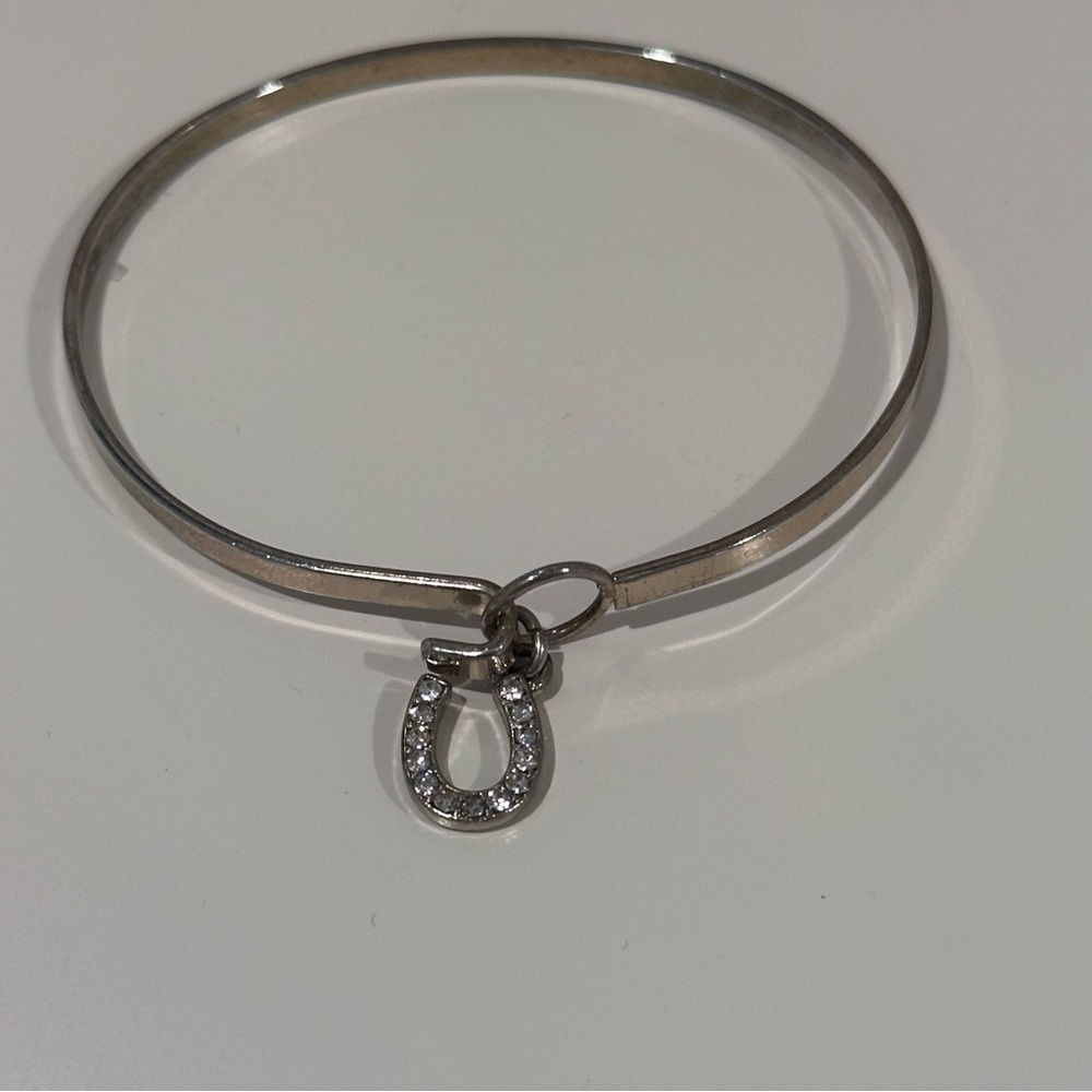 Lucky Horseshoe Bangle Bracelet